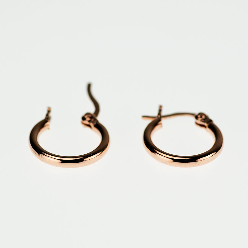 Hoops Earrings with French Lock